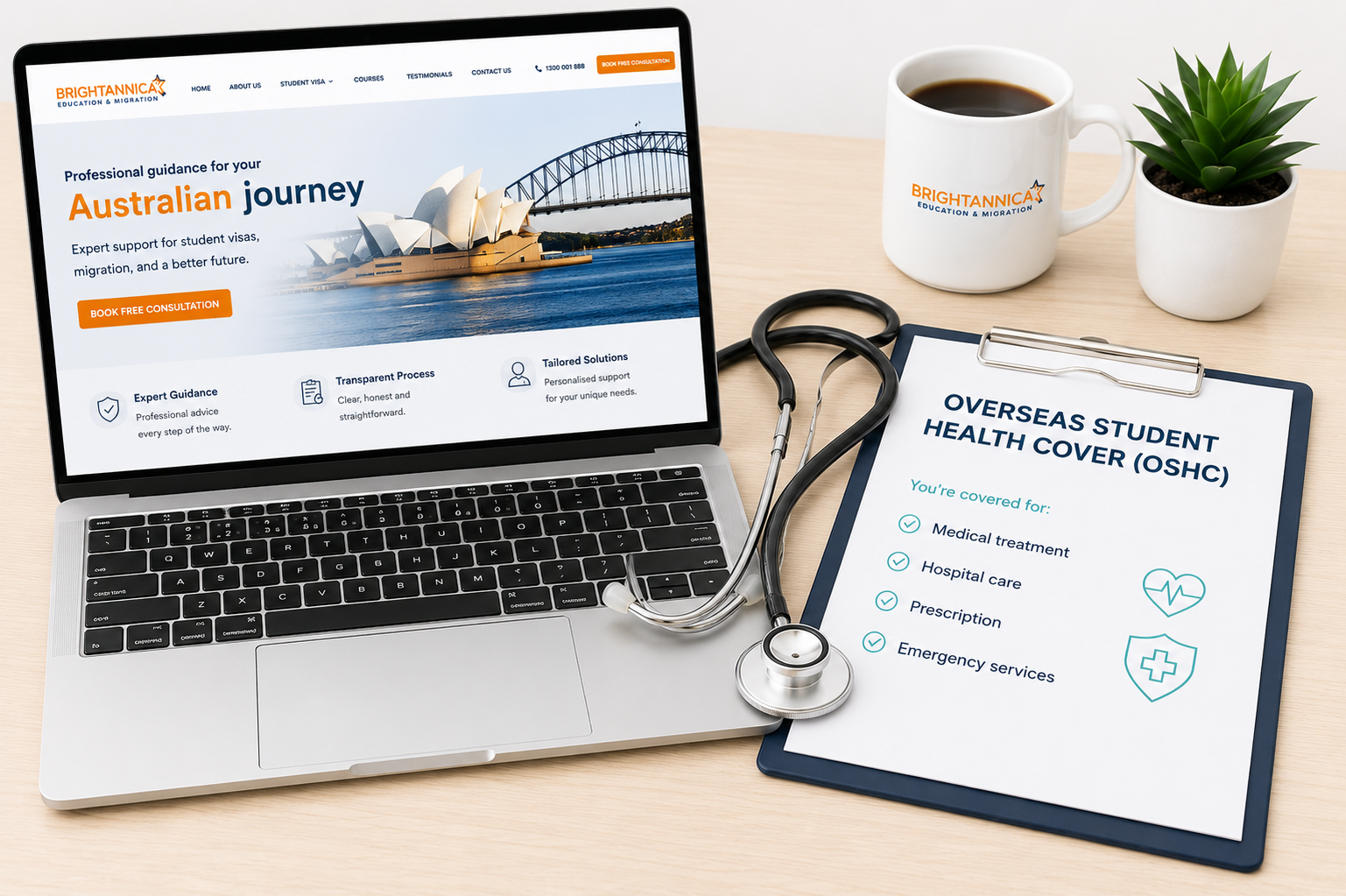 Student with OSHC health cover